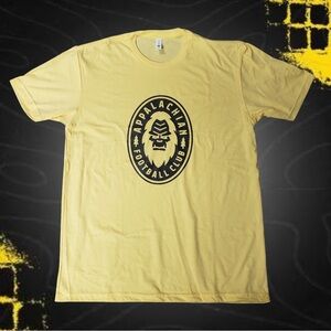 Appalachian FC | Yellow T-shirt with Iconic Large Logo